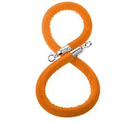 Barrière à cordes pour files d'attente Corde de contrôle des foules, plusieurs tailles, 0,6 à 3 m, multicolore(Orange,1M)