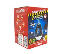 BARRIERE A INSECTES BARZONE Lampe LED Nomade Anti-moustiques 2 en 1, Intérieur et extérieur, Portée de 25m², Étui 1 ampoule, BARNOMAD