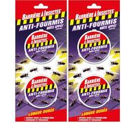Barriere A Insectes Boîte à appât Anti-Fourmis, 1 boîte/7.5m², Blister de 2 boîtes, BARFOB2 (Lot de 2)