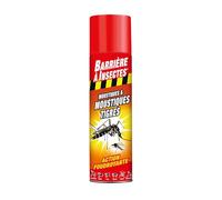 Barrière à Insectes Moustiques et Moustiques Tigres, Aérosol - 400 ML