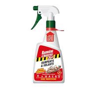 BARRIÈRE À INSECTES ZÉRO Contre Rampants & Volants, Sans Insecticide, 500mL | Mode d’action physique en quelques minutes grâce un polymère immobilisant l’insecte. Intérieur et extérieur. Sans rémanence.