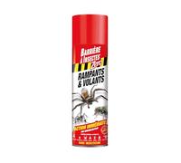 Barrière à Insectes Zero Insecticide, Rampants et Volants, Prêt à l'emploi, Aérosol - 400 ML