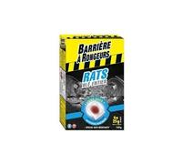 Barriere a rongeurs appat sur cereales pour rats - special lieux secs - 150 g