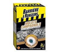 BARRIERE A RONGEURS Mulots - Campagnols - Appât sur avoine décortiquée - 150 g