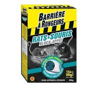BARRIERE A RONGEURS - Rats souris bloc appât x15