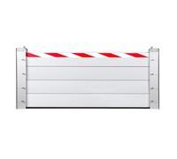 Barrière Anti-inondation, Aluminium Batardeau, Batardeau Anti Inondation, Batardeau Réutilisable Amovible, Quick Dam Barrière Anti-inondation Pour Allées De Garage Passages(260 * 60cm)