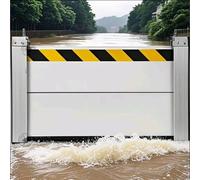 Barrière Anti-inondation, barrière Anti-inondation, barrière de Protection Contre Les inondations, déflecteur en Aluminium résistant avec Bande réfléchissante, barrière Anti-inond