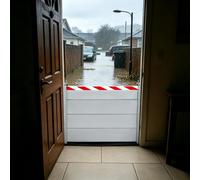 Barriere Anti-inondation Barriere Anti Inondation pour Porte L385cm x H60cm | Robuste Durable Aluminium Barriere Anti-inondation, Excellente Performance D'étanchéité Réutilisable, Pour Portes, Garages