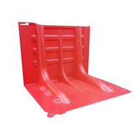 Barrière anti-inondation, déflecteur d'eau en forme de L pour protection extérieure, design en plastique ABS pour éviter l'intrusion d'eau dans les garages et les propriétés