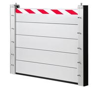 Barrière Anti-inondation,Dispositif Mobile De Contrôle des Inondations,Détachable Et Réutilisable Mur Anti-inondation en Alliage D'aluminium,Utilisé pour Résister Aux Inondations L403cm x H120cm