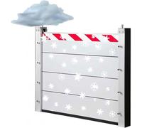 Barrière Anti-inondation En Alliage D'aluminium 100 Cm Panneau De Protection Anti-inondation Réutilisable Plaque De Retenue D'eau(Inside,100 * 100cm)