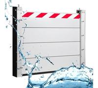 Barrière Anti-inondation En Alliage D'aluminium 175 Cm Plaque De Retenue D'eau Résistante Aux Fortes Pluies Pour Garage, Cave, Porte D'entrée Et Allée(Inside,175 * 60cm)