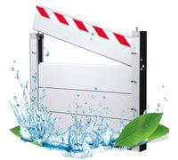 Barrière Anti-inondation En Aluminium 98 Cm Barrages Temporaires Pour Garages Souterrains Panneau De Protection Anti-inondation Amovible(Inside,98 * 40cm)