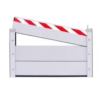 Barrière Anti-inondation en Aluminium Réutilisable de Déflecteur Adapté aux Portes et Accès Sécurisés(Outside,120 * 60cm)