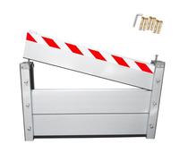Barrière anti-inondation en aluminium réutilisable L 110 x H 60cm, Barrières anti-inondation pour portes de garage et sous-sol,Panneau anti-inondation amovible