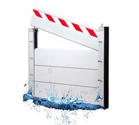Barrière Anti-inondation Extérieure Réutilisable De 101 À 110 Cm Plaque De Retenue D'eau Pour Route Extérieure Barrages Temporaires Amovibles Pour Maison, Entrepôt Ou Garage(Outside,106 * 60cm)