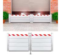 BarrièRe Anti-Inondation L 83 x H 80cm, Porte de Garage BarrièRes Anti-Inondation, Aluminium BarrièRe Anti-Inondation, Dispositif Amovible de DéFense Contre Les Inondations En Aluminium