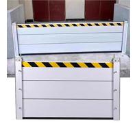 BarrièRe Anti-Inondation Portable Durable Polyvalent Batardeau Anti-Inondation DéFlecteur d'eau Facile à Utiliser pour AlléEs De Garage Passages Rues,180 * 60cm