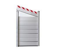 Barrière Anti Inondation Porte D'entrée Maison 173 * 160cm Aluminium Batardeau Réutilisable Kit De Seuil De Barrière Anti-Inondation Pour Porte Garage Amovible Déflecteurs D'Inondation
