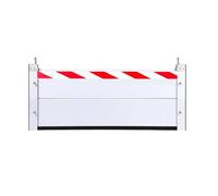 Barrière Anti-inondation Réutilisable En Aluminium Kit De Seuil De Barrière Anti-inondation Pour Porte De Garage Amovible Mur Anti Inondation(L142cm)