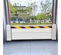 Barrière Anti Inondation Réutilisable Multifonction Barrière De Défense Contre l'eau Réutilisable en Aluminium pour La Maison Et Le Commerce Contre Inondations,Argent,220 * 60cm