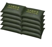 Barrière Anti-inondation, Sac d'expansion Anti-inondation sans, contrôle des inondations, Protection Incendie, Sac en Toile d'urgence, Sac d'eau Auto-Absorbant, Ensemble de 10 pièces(25x70cm)