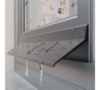 Barrière Anti-pluie Pour Fenêtres Coulissantes Auto-adhésive Bande D'étanchéité Universelle En Caoutchouc Noir Pour La Protection Contre Les Fuites De Pluie(1m(3.3ft),5.5cm)