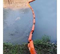Barrière Anti-Pollution Flottante Robuste pour la Lutte Contre Les déversements d'hydrocarbures et Les débris en Surface, en PVC, pour Ports, rivières et milieux maritimes, Facile à Installe