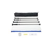 Barrière Anti Poussière Perches Télescopiques Fermeture Eclair Magnétique 1000x40cm