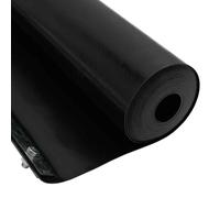 Barrière racinaire vidaXL avec rails de connexion Noir 0,7x3 m 1,5 mm HDPE