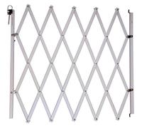 Barrière bois blanc animaux - NORDLINGER PRO - Stop'Fix - Extensible 0,60-1,10m - Installation rapide