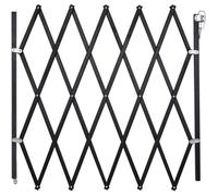 Barrière bois noir animaux - NORDLINGER PRO - Stop'Fix - Extensible 0,60-1,10m - Rapide à poser