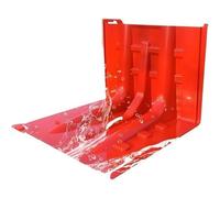 Barrière Contre Les inondations en Forme de L, ABS, 100x90x80cm, réutilisable, Maison et Entreprise(5pcs)