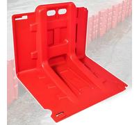 Barrière Contre Les inondations en Forme de L, Panneau réutilisable en ABS, for la Maison et l'entreprise(100pcs)