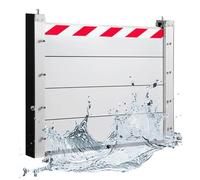 Barrière Contre Les Inondations Porte De Garage 259/269/279/289/299/309/319/329/339/349cm Kit De Système De Batardeau Anti-Inondation Pour Porte D'entrée/Porte Patio(269 * 80cm)