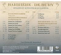 Barriere & De Bury: Sonates Et Suites Pour Le Clavecin by BARRIERE/DE BURY NEUF