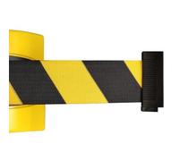 Barrière de ceinture rétractable à fixation murale pour file d'attente, bureau, zone publique, 10 m