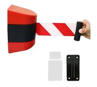 Barrière de ceinture rétractable, adhésif sans perçage, cordon de sécurité mural pour contrôle de la foule, longueur 3 m