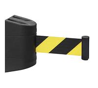 Barrière de ceinture rétractable, fixation murale, cordon de sécurité fixe pour aéroport, banque, école, 3 m de long