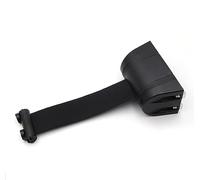 Barrière de ceinture rétractable fixée au mur, Ceinture de contrôle des foules murale magnétique, noire, fixation fixe, adaptée aux séparateurs(10m/32.8ft)