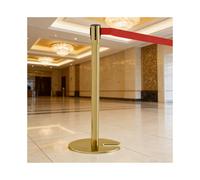Barrière de ceinture rétractable, poteaux de contrôle de foule, assemblage facile pour événements, lieux et files d'attente