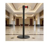 Barrière de ceinture rétractable - Stanchions pour contrôle de la foule, barrières faciles à assembler pour événements et lieux