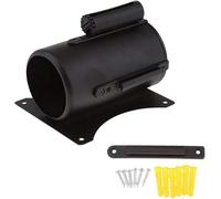 Barrière de ceinture rétractable - Système de gestion de file d'attente mural, étalon peu encombrant rouge et blanc, longueur de 3 m pour un contrôle efficace de la foule et la niisation d'événements