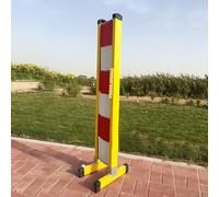 Barrière de Circulation Extensible et rétractable, barrière Mobile de 1,20 m avec Porte Pliante, barrière de contrôle des foules Flexible, Garde-Corps métallique pour évé