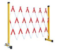 barrière de circulation pliable, Barrière de sécurité mobile et pliable, barrière circulation à ciseaux portable, for la construction routes extérieures(1.2x3m)
