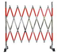 Barrière de circulation pliable, clôture de sécurité routière extensible, rail de protection télescopique pour stationnement extérieur, garde-corps de chantier, solutions de barrière durables et