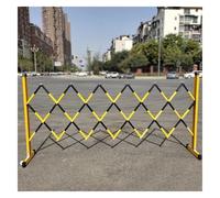 Barrière de Circulation Pliable et rétractable - Barrière Mobile Extensible sur roulettes pour Une sécurité optimale dans Les garages, clôture de contrôle de la circulati