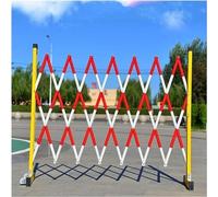 Barrière de Circulation rétractable, barrière de signalisation extérieure Mobile à Fermeture Rapide, portillon Ciseaux, Dimensions 1,2 x 4 m