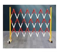 Barrière de circulation rétractable - Barrière mobile extensible sur roues, clôture flexible de contrôle de la foule, barrières métalliques pour la sécurité et la gestion des foules