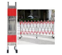 Barrière de Circulation rétractable, clôture de sécurité métallique Extensible, Gestion Mobile des visiteurs pour écoles et hôpitaux, 1,5 x 6 m, Conception Acdion, durabl